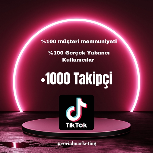  TikTok Takipçi  Max 500K  Yabancı Kullanıcılar